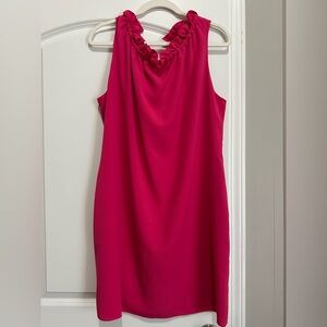 Karl Lagerfeld Pink Halter Sheath Mini Dress